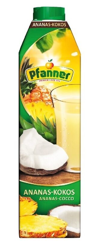 Nektārs PFANNER Ananasu kokosriekstu, 25%, 1l